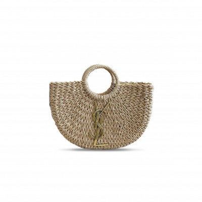 YSL LARGE STRAW BEACH BAG  (32*20*7cm) 